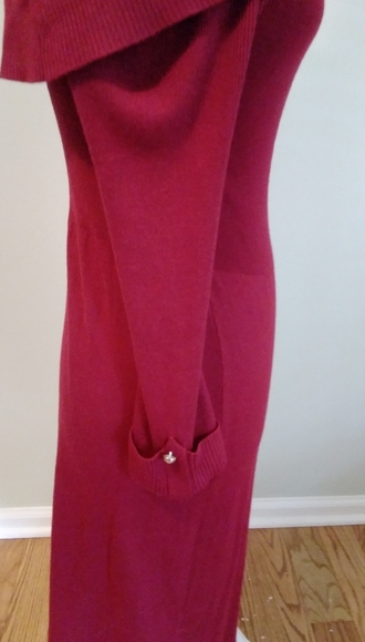 WHBM off the shoulder silk blend sweater dress - Picture 5 of 5